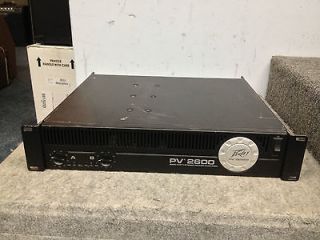 Peavey PV 2600 Used Rackmount 2600W Stereo Power Amplifier USA