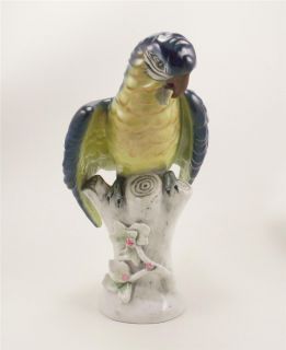 Vintage Vista Alegre Portugal 9.25 Parrot Figurine 13E (*)