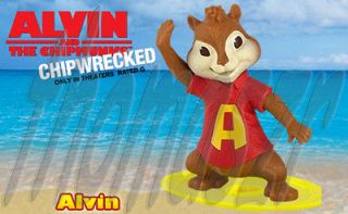 ALVIN toy #1   Alvin and the Chipmunks CHIPWRECKED   McD/FOX (2011