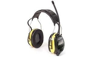 3M 90541 Digital WorkTunes Radio Earmuffs Black/Yellow AM/FM NRR22