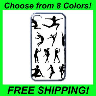 People Silhouettes Design   Apple iPhone 4/4s Hard Case (8 Colors