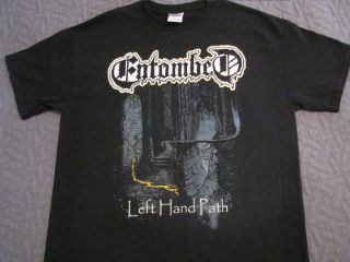 entombed left hand path t shirt death metal black autopsy dismember