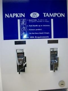 New Napkin Tampon Vending Machine 26 1/4 Hospital Specialty Company