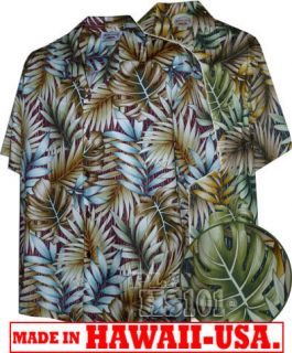 Kahala Palms Mens Tropical Hawaiian Shirts 410 3678 NEW 100% Cotton