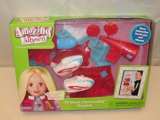 ALL ABOUT CHEERLEADING Play PACK set   Amazing Allysen ALLY   New