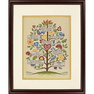 Counted Cross Stitch Kit VINTAGE FAMILY TREE