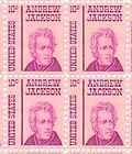 Andrew Jackson Set of 4 x 10 Cent US Postage Stamps NEW Scot 1286