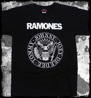 Ramones   Old School Presidential Seal t shirt   Official   FAST SHIP