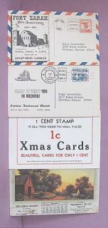 Vintage KANSAS POSTCARD Ft Zarah Union Natl Bank Christmas Card