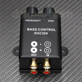 Universal Car Home Amplifier Bass Controller RCA Gain Level Volume