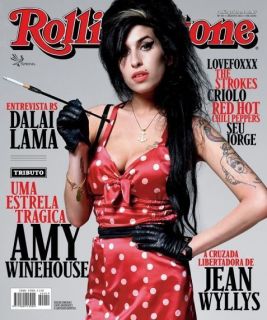 Rolling Stone Cover Amy Winehouse Refrigerator / Tool Box Magnet