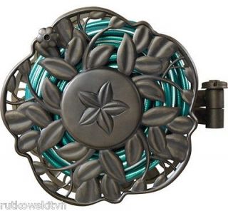 Ames 100 Foot Decorative Swivel Wall Mount Hose Reel With Antique