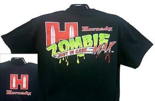 Hornady Zombie Z Max Ammunition Promo Shirt Gun Ammo Apocalypse