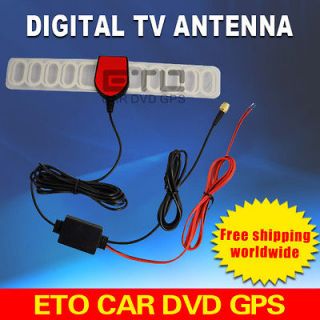 ETO Car Digital TV Antenna Aerial Amplifier Booster Signal SMA Plug 4