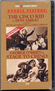 rko double feature DON AMIGO / STAGE TO CHINO vhs NEW
