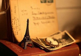 Paris Eiffel Tower Antiqued Model Bronze Tone Alloy Decoration 10*4