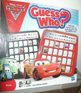 DISNEY PIXAR CARS 2 GUESS WHO GAME LIGHTNING MCQUEEN MATER FREE USA