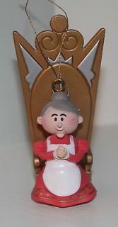 Rudolph Misfit Ornament MRS CLAUS sitting in a Chair Christmas Outfit