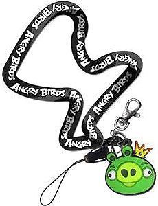 Angry Birds Lanyard Keychain King Pig