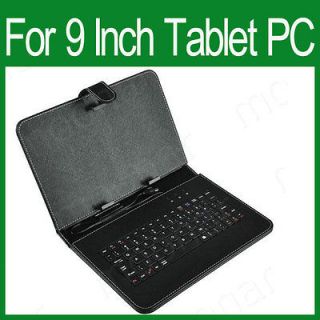 Inch Leather USB Keyboard Stand Case Cover for Android Tablet PC