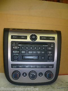 03 05 Nissan Murano Am Fm Bose 6 Disc Radio Control Panel Face *