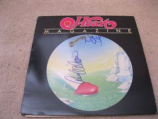 Heart Signed Autographed Ann & Nancy Wilson LP Record COA
