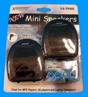 NEW mini speakers for  players, cd players, and laptop computers