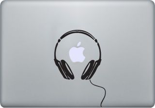 Headphone Dr. Dre Beats vinyl decal sticker, Apple Macbook Pro Mac