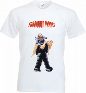 Forbidden Planet T shirt Movie Film Robot Robby Robbie