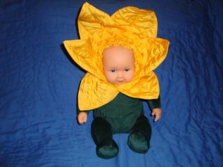 Anne Geddes Sunflower 2005 Plush Beanbag 13 Doll