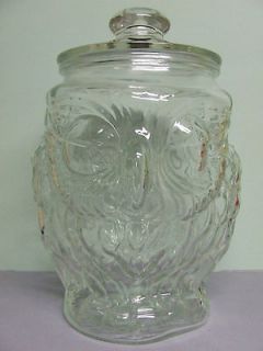 Vintage(?) HUGE Glass Owl/Bird Cookie Jar