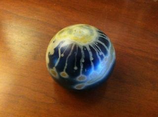Signed RC Studio Art Glass Paperweight