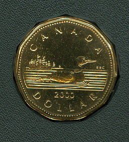 Newly listed 2000 W Loonie $1 One Dollar Canada/Canadia n BU Coin UNC