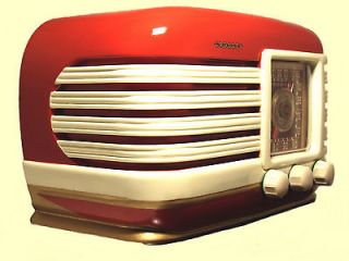 Antique Radio,Raceway AM Shortwave Tube Radio Art Deco