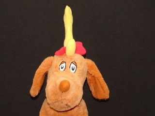 WHO STOLE CHRISTMAS DOG MAX PLUSH REINDEER ANTLERS STUFFED PUPPY