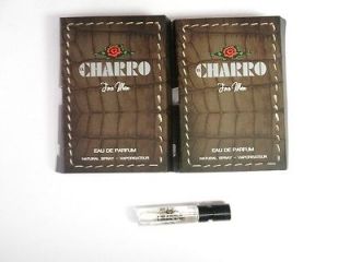 El Charro For Men EDP 1.5ml .05oz Spray Sample x2