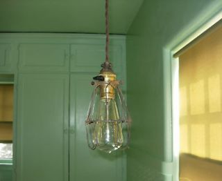 Newly listed ORIGINAL VINTAGE MACHINE AGE INDUSTRIAL CAGE LIGHT LAMP