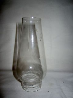 Vintage small glass funnel shade for finger oil lamp