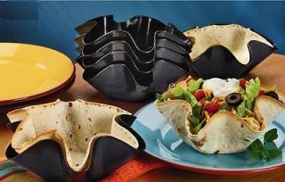 Moulded Pans Taco Bowl Shell Perfect Salad AS SEEN ON TV 6 Non Stick