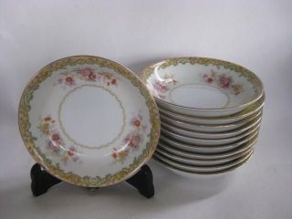 Occupied Japan Kingswood China ARAGON pattern floral small 5.5 Sauce
