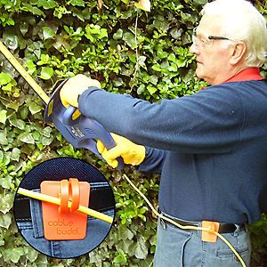 Cable Buddy   Electric Lawn Power Tool Cord Belt Holder