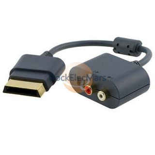 Optical Audio Adapter For Microsoft XBOX 360 Slim HDMI AV RCA R/L