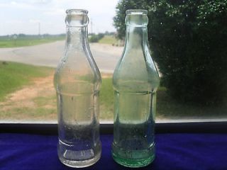 Rare Lot of 2 Diff Coca cola Soda Water Bottles 50s Frisco City