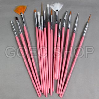 15 nail art brushes