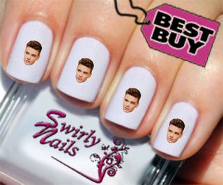 Liam Payne (One Direction 1D) Nail Art Transfer Decal Stickers (#129