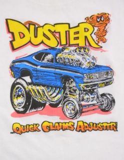 Vintage 80s Duster HOT ROD Muscle Car Big Daddy ED ROTH Automobile T