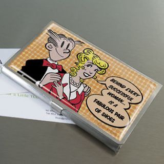 Blondie and Dagwood Metal Box / Business Card Case New