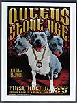 Shaw Queens Of The Stone Age Silkscreen Poster Pit Bull