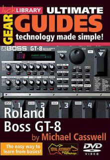 Roland Boss GT 8 Ultimate Gear Guitar Lessons Michael Casswell Video