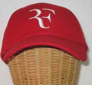 Authentic Nike Roger Federer Foundation Red RF Cap Rare * NEW *